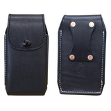 Custom Leather Phone Holster-Snap Closure