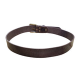 Chocolate BUFFALO Belt- 1 1/2"