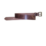 Vintage Tan BUFFALO Belt- 1 1/2"