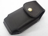 leather phone case with snap shut high quality leather phone case